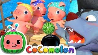 Three Little Pigs Pirate Version  CoComelon Nursery Rhymes & Kids Songs