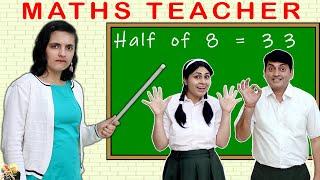 MATHS TEACHER  Comedy Types of students in Maths class  Aayu and Pihu Show
