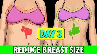 Day 3 - CHEST + ARMS EXERCISES TO REDUCE BREAST SIZE - 6-Day Fat Burning Challenge