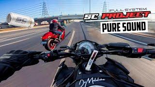 Pure Sound of Sc Project Exhaust in Kawasaki Z900  Gopro11