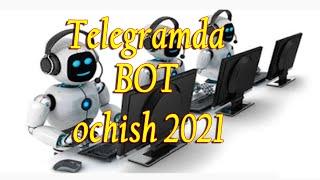 Telegramda bot yaratish va boshqarish