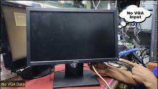 Dell Monitor Repair E1916HV No VGA Input In Bangla 2021 In Bangla 2021 Created by Afjal Hossain