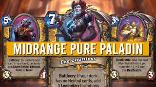 My Home Deck Midrange Pure Paladin Press that Button  Murder at Castle Nathria  Hearthstone