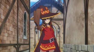 Megumin saves an helpless girl from the Eris sect  Kono Subarashii Sekai ni Bakuen wo