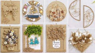 9 Jute Wall Hanging Craft Ideas from Waste Material 