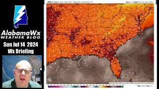 Sunday Weather Briefing Video for Sunday July 14 2024