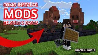  COMO INSTALAR MODS en MINECRAFT BEDROCK para PC 2022 