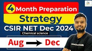 csir net chemistry December 2024 preparation strategyhow to crack csir net December 2024 in 4 month