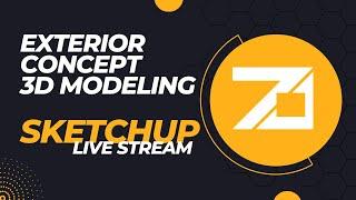 LIVE STREAM EXTERIOR 3D MODELING    Private house 267