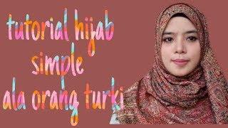 Tutorial hijab simple ala turki  turkey hijab tutorial