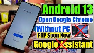 New Method Samsung Android 13 FRP Bypass Open Google Chrome Without Pc