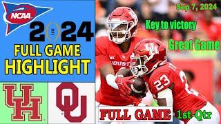 Houston vs Oklahoma  WEEK 2 Full Game  Sep 72024  NCAAF Today  NCAA Mens College Football