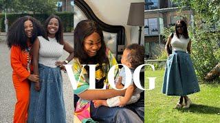 VLOG  LITTLE MAN MEETS HIS AUNTIE MERCY CHINWO FOR THE FIRST TIME  bwwm interracial couple