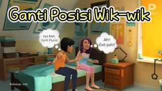 Ganti Posisi Wik-wik  Kartun lucu 3D by Plotagon Story  Keluarga Joki