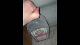 How to open Jägermeister bottle icy