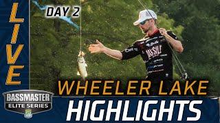 Highlights Day 2 Bassmaster action at Wheeler Lake