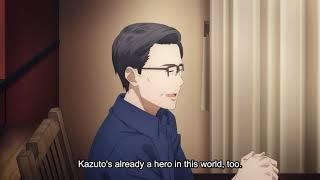 SAO  Kirito father calls him the black swordsman