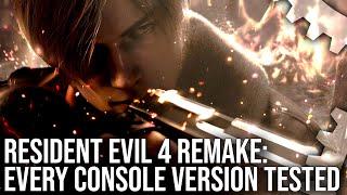 Resident Evil 4 Remake - PS5 vs Xbox Series XS vs PS4Pro - All Consoles Tested