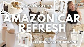 *NEW* AMAZON CAR CLEANING & CAR RESTOCK amazon car organization + car must haves + car cleaning