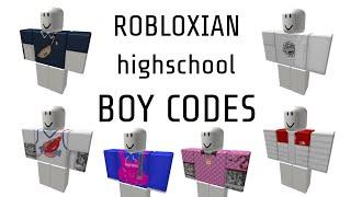 ROBLOXIAN HIGHSCHOOL BOY CODES