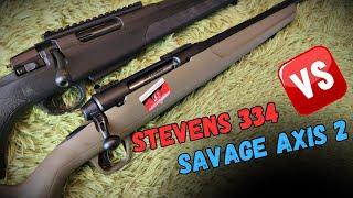 Savage Axis 2 VS Stevens 334 which is the Best Budget Bolt Action?