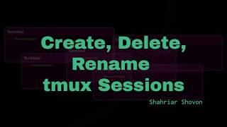 06. Working with tmux Sessions