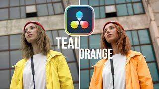 Color Grading in DaVinci Resolve - Teal & Orange  Tutorial Deutsch