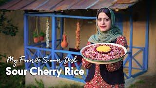 Sour Cherry Rice  My Favorite Summer Dish  Authentic Iranian Dish