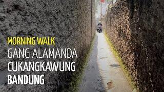 Jalan Pagi di Gang Alamanda Jalan Cukangkawung Cibeunying Cimenyan Kabupaten Bandung