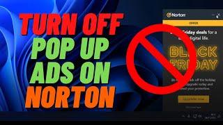 Turn Off Pop up Ads On Norton