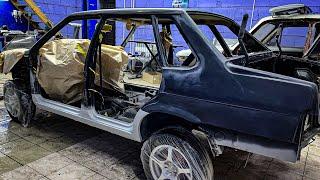 Из ржавого корыта в идеал. Покраска ВАЗ LADA 2115 в МЛЕЧНЫЙ ПУТЬ