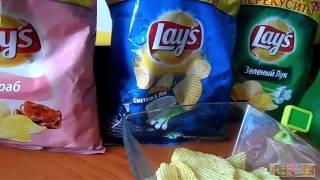 ОБЖОРЧИПСЫ Lays-КРАБСМЕТАНА И ЛУКЗЕЛЕНЫЙ ЛУК