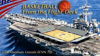 Huge Basketball Court Built on Active Aircraft Carrier