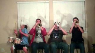 Spongebob Fanfare - Trumpet Cover - Bubble Bowl Marching Band Intro Band GeeksSweet Victory