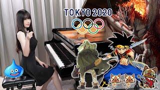 Tokyo 2020 Olympics Opening Game Music「Frogs Theme  Dragon Quest  Proof of a Hero」Piano Medley