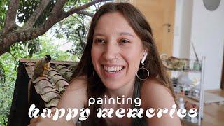 Painting happy memories from traveling in Bolivia  ArtVlog