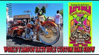 World Famous 2023 Daytona Bike Week Rats Hole Custom Motorcycle Show