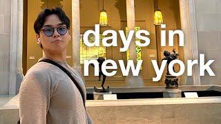 New York Vlog  the MET museum eating good reuniting with friends