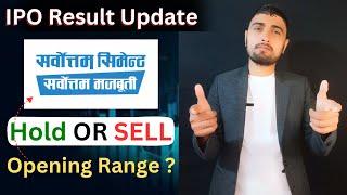 Sarbottam Cement IPO Result Update  Sarbottam cement ipo latest result update  Pawaan Dangi