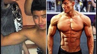 Steven Cao  6 Year Fitness Transformation  16-21 Years Old