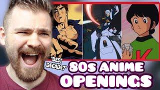 First Time Reacting to The Best ANIME Openings Of The 80s  CLASSIC ANIME  New Anime Fan