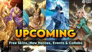 New Heroes Free Skins Upcoming Events and Collab  July Event Update  Honor of Kings