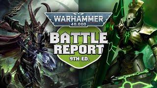 Druhkari vs Necrons Warhammer 40k 9th Edition Battle Report Ep 202