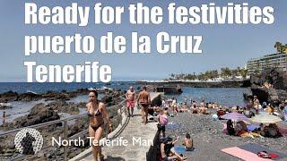 Ready for the festivities Puerto de la Cruz Tenerife