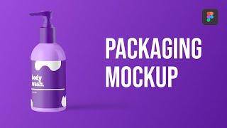 Packaging Mockup  Artboard Studio Mockups  Figma Tutorial