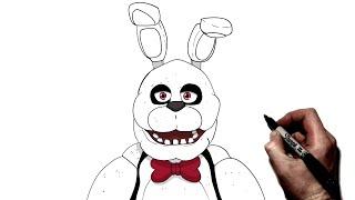 How To Draw Bonnie  Step By Step  FNAF