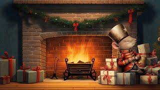  11hr Crackling Christmas Fireplace  Relaxing Music for Baby & Toddler Sleep 