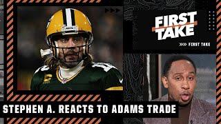 Stephen A. says its Aaron Rodgers fault Davante Adams was traded to the Raiders  First Take