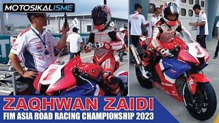 ZAQHWAN ZAIDI  FIM ASIA ROAD RACING CHAMPIONSHIP 2023  HONDA ASIA DREAM RACING  CBR1000RR