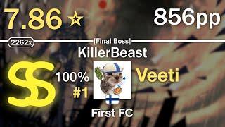 7.86⭐Veeti  Camellia - KillerBeast Final Boss #1 856pp SS